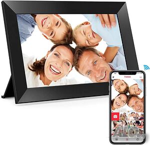 Цифрова фоторамка с меню на БЪЛГАРСКИ Frameo-10.1” WiFi IPS сензорен екран 1280 * 800, 32GB памет