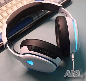 Нови безжични Wireless слушалки Captain 300 Бели или Черни за PC, PS4, PS5, Mac