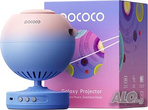 НОВ, ТЕСТВАН галактикически проект POCOCO със сменяеми дискове, домашен планетариум с мека светлина