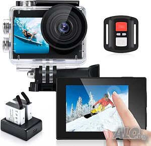 компактна и многофункционална екшън камера Aviner А9 4K, водоусточива 40м. Ultra HD 20 мегапискела..