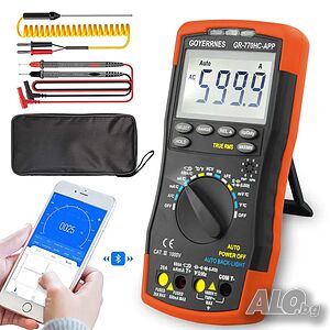 Професионален Мултиметър Мултицет GR-770HC-APP TRMS 6000Counts, 60mV~1000V, AC 60mV~750V и други