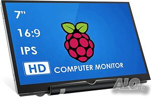 НОВ, ТЕСТВАН 7-инчов IPS екран за Raspberry Pi 4/3/2/Zero/B/B+ Win11/10/8/7, 800x480 с HDMI