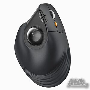 Вертикална безжична тракболна мишка ProtoArc, EM05 NL, Bluetooth ергономична, iPad, Mac, Windows, PC