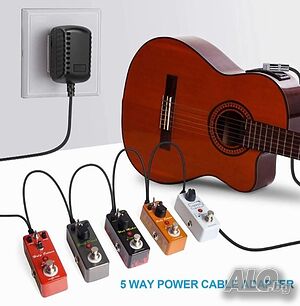 Чисто нови адаптери за китарни ефекти NEUMA Guitar Effects Pedal Power Supply Adapter 9V DC 1A (1000