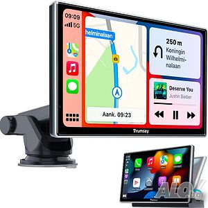 7” уредба за кола с тъч скрийн, радио, MP3, Bluetooth Apple/Android. GPS Навигация, Огледална връзка