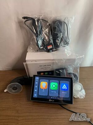 PLZ 7” автомобилна уредба за кола с тъчскрйн, Bluetooth, FM трансмитер, 2.5K ДВР задна камера