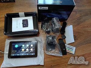 НОВ плейър Hikity 7” безжичен Carplay & Android. Aux букса, TF Card, Type C, DVR, Bluetooth, FM,..