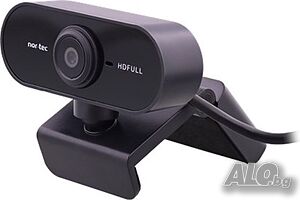 Неразопакована, запечатана уеб камера Nortec, 1080p Full HD Webcam
