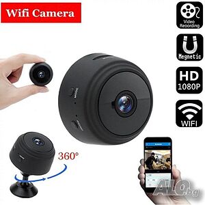 WIFI МИНИ БЕЗЖИЧНА КАМЕРА FULL HD с автономна батерия