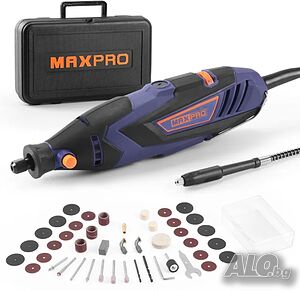 Мултифункционален MAXPRO MPDK135V 135W с 45 аксесоара, променлива скорост 10000-32000 об./мин