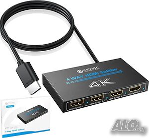 НОВ eSynic 4K@30HZ HDMI сплитер 4 портов HDMI сплитер HDCP 1.4 Hdcp Bypass, поддържа Dolby