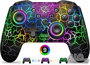 НОВ джойстик Gammeefy Switch Controller, Wireless Switch Pro Controller за Nintendo Switch/Lite/OLED