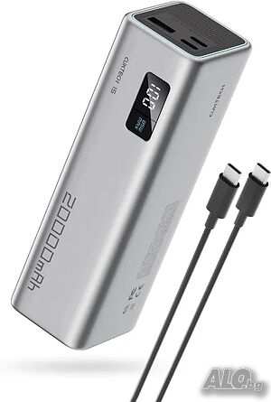 Преносима нова CUKTECH Power Bank, 20000mAh преносимо зарядно устройство