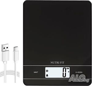 НОВА дигитална кухненска везна NUTRI FIT акумулаторна до 5кг