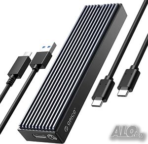 ORICO M.2 NVMe SSD кутия, USB 3.1 Gen 2 (10 Gbps) към NVMe PCI-E M.2 SSD кутия Поддържа UASP за NVMe