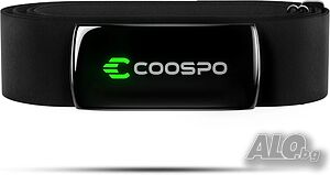 НОВ, ТЕСТВАН COOSPO пулсомер за гърди с акумулаторна батерия H9Z, HRM Bluetooth 5.0 ANT+