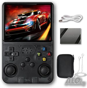 XIXIMENG R36S Ретро Игрова Конзола 64GB 15000 Игри Нова 3.5-инчов IPS Ретро Видео Игра