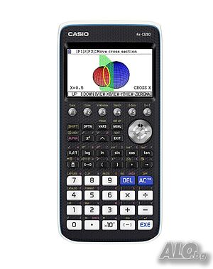 Чисто нов, запечатан Casio fx-CG50 PRIZM® - Цветен графичен калкулатор с 3D графики и Python...