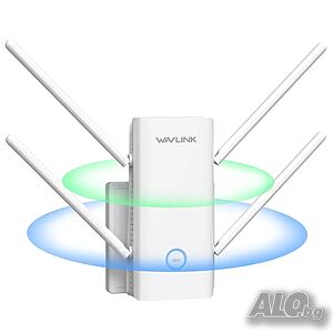 Нов WAVLINK AX3000 WiFi 6 Extender усилвател на сигнала за дома, 3000Mbps двубандов (5GHz/2.4GHz)...