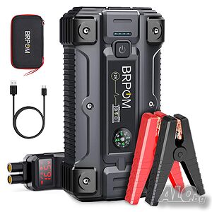 Нов Стартер за кола, 6000A пик 26800mAh бензин или 10L дизело, 12V автоматично зарядно устройство за