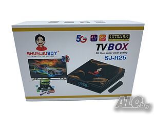 ТВ бокс Android 10.0 IPTV 4k Full HD 1080p 4gb 64gb Ram Smart Decoder Wifi R25