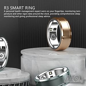 Смарт пръстен SolMi R3, Smart ring, Сребрист номер 9