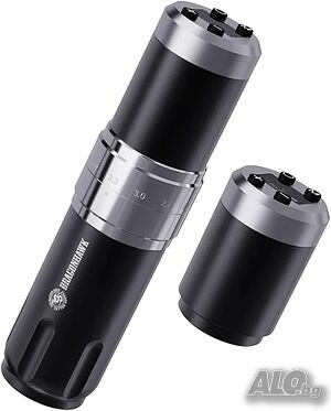 Нова проверена безжична машинка за татуировки Dragonhawk, 2 батерии 1500mAh, 7 дължина на ходовете..