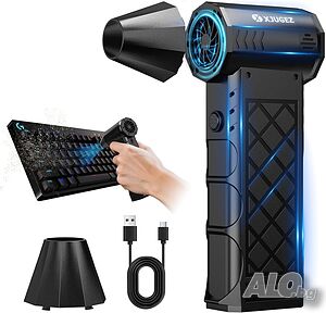 Мощен Мини Jet Fan 130 000 RPM - Акумулаторен Спрей за Въздух. Чисто нов продукт! Компактен, лек..