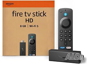 Чисто нов Amazon Fire TV Stick HD (Най-ново поколение) - 8GB, Alexa, Netflix