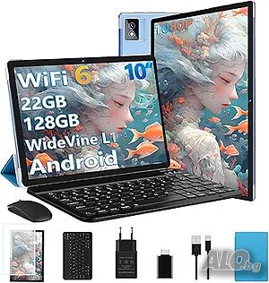 Пълен Комплект Таблет-Лаптоп 10.1” BIGEDY B29 - Android 14, 22GB RAM, 128GB