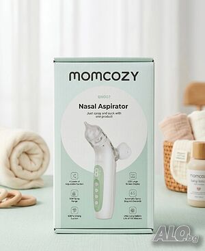 Чисто нов 2-в-1 електрически бебешки аспиратор за нос Momcozy BN007 - фабрично запечатан ​