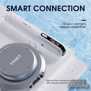 Чисто нов безжичен комплект за татуировки/PMU - Mast Y22 Pro + ​Безжичен крачен педал Mast Bluetooth