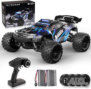 Чисто нова бърза RC Количка с Дистанционно 1:18 40км/ч BAZADER 4WD - Цвят: Син ​