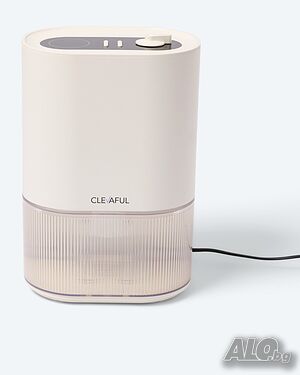 Чисто нов влагоуловител / влагоабсорбатор CLEVAFUL DH2000F (от HSE) - 2L, 0.5L/ден, за 20-30 кв.м.