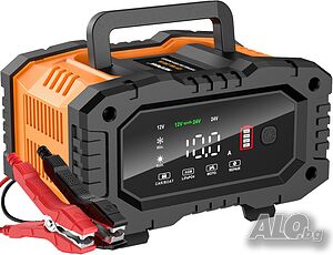 Интелигентно зарядно за акумулатори NEXPEAK NC202 (10A, 12V/24V) с импулсна десулфатизация