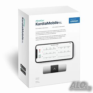 Чисто нов фабрично запечатан в целофан 6-канален ЕКГ апарат AliveCor KardiaMobile 6L