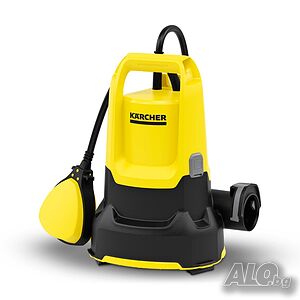 Нова Потопяема дренажна помпа за отводняване на мазета, басейни и др. Karcher SP 9.000 Flat 280W...