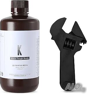 Чисто нова запечатана оригинална 3D смола RESIONE K Tough ABS-Like (Черна, 1 кг) за 3D printer