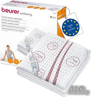 Ново Електрическо Подгряващо Одеало Beurer UB 90 Comfort (За Матрак)