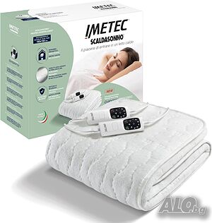 Чисто Ново Електрическо Одеяло Imetec Scaldasonno Adapto Recreo (За Двойно Легло) ​
