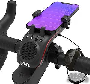 Чисто Нова Мултифункционална стойка за телефон за велосипед UPPEL 10-в-1 Bluetooth колонка LED фар..