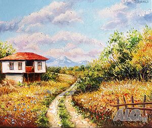 Летен пейзаж | Българско село