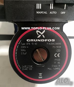 Бустер помпа Grundfos UPA15-90