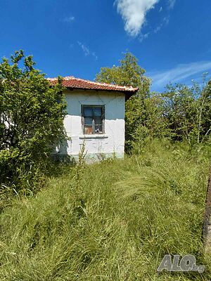 Стара къща с двор в с. Роза