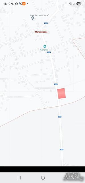 Продавам равен парцел 2000 кв.м. с ток и вода в с. Маломирово, общ. Елхово
