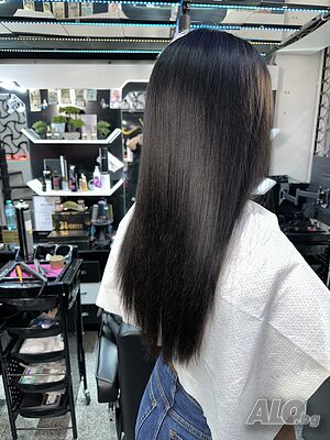 Екстеншън (треса) за коса - 100 г, използвана, в добро състояние