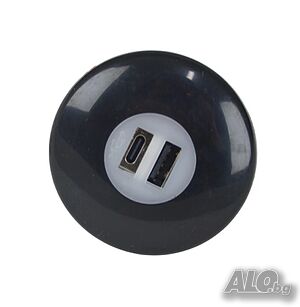 USB порт универсално за кола/камион TYPE C +TYPE A, 12-24V