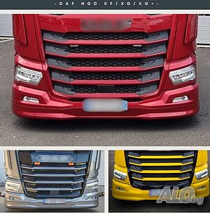 Пластмасова добавка под предна броня за DAF XF/XG/XG+