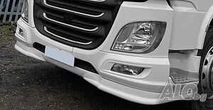 Пластмасова добавка под предна броня за DAF XF 106