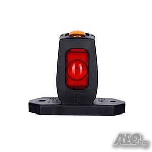 1 бр. къси ЛЕД LED рогчета, жълто/бяло/червено 12-24V, Полша